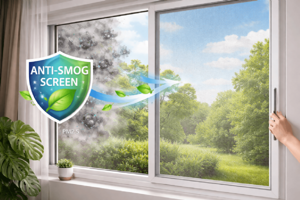 開窗通風也能維持好空氣？防霾紗窗優勢與挑選重點解析